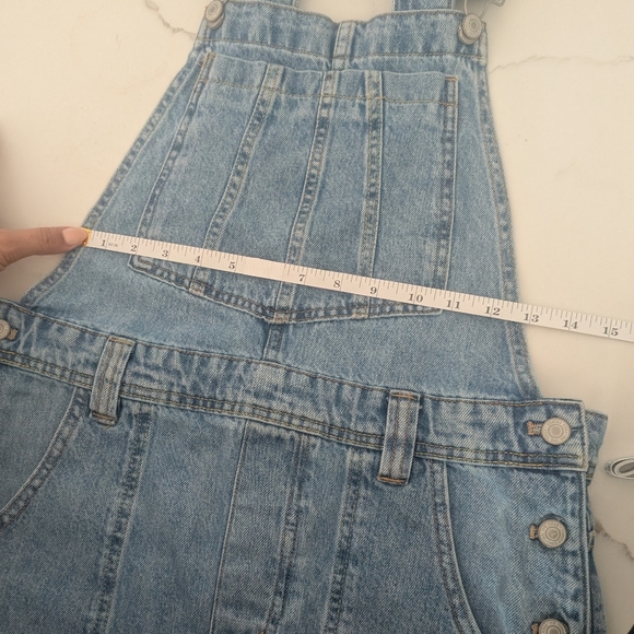 Free People denim overall skirt - Picture 9 of 10